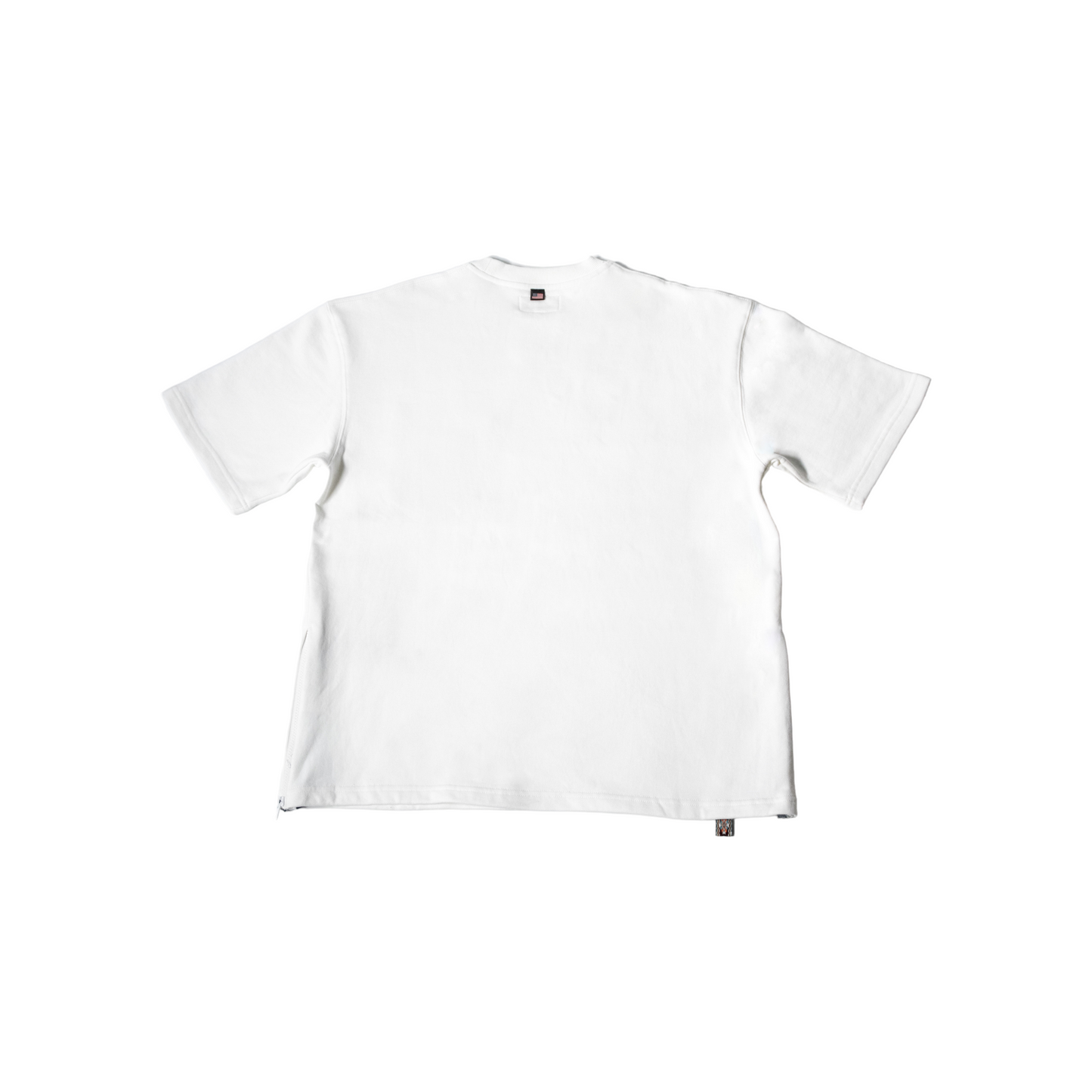 FXFW23-TE04 PATCHWORK SIDE ZIPPER POCKET TEE