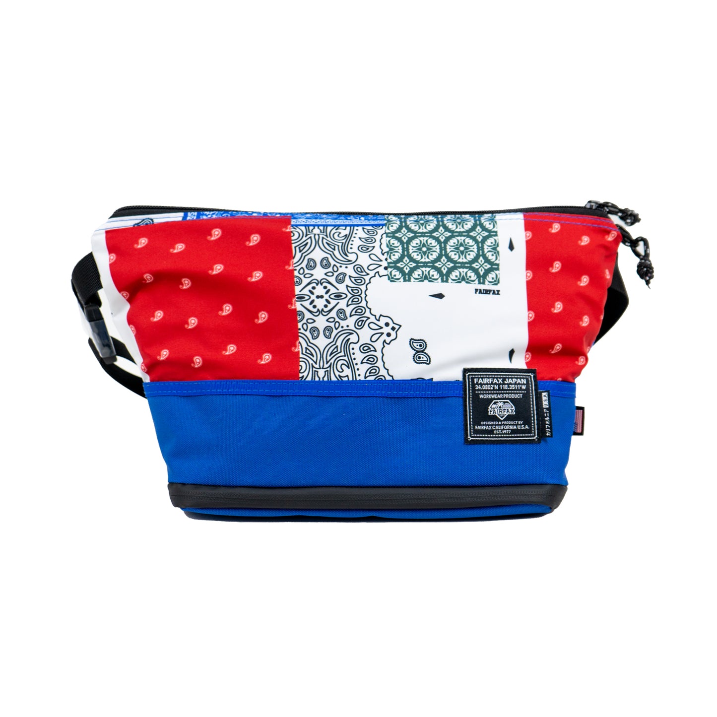 FF1310 PATCHWORK BANDANA BIKE POUCH 2.0