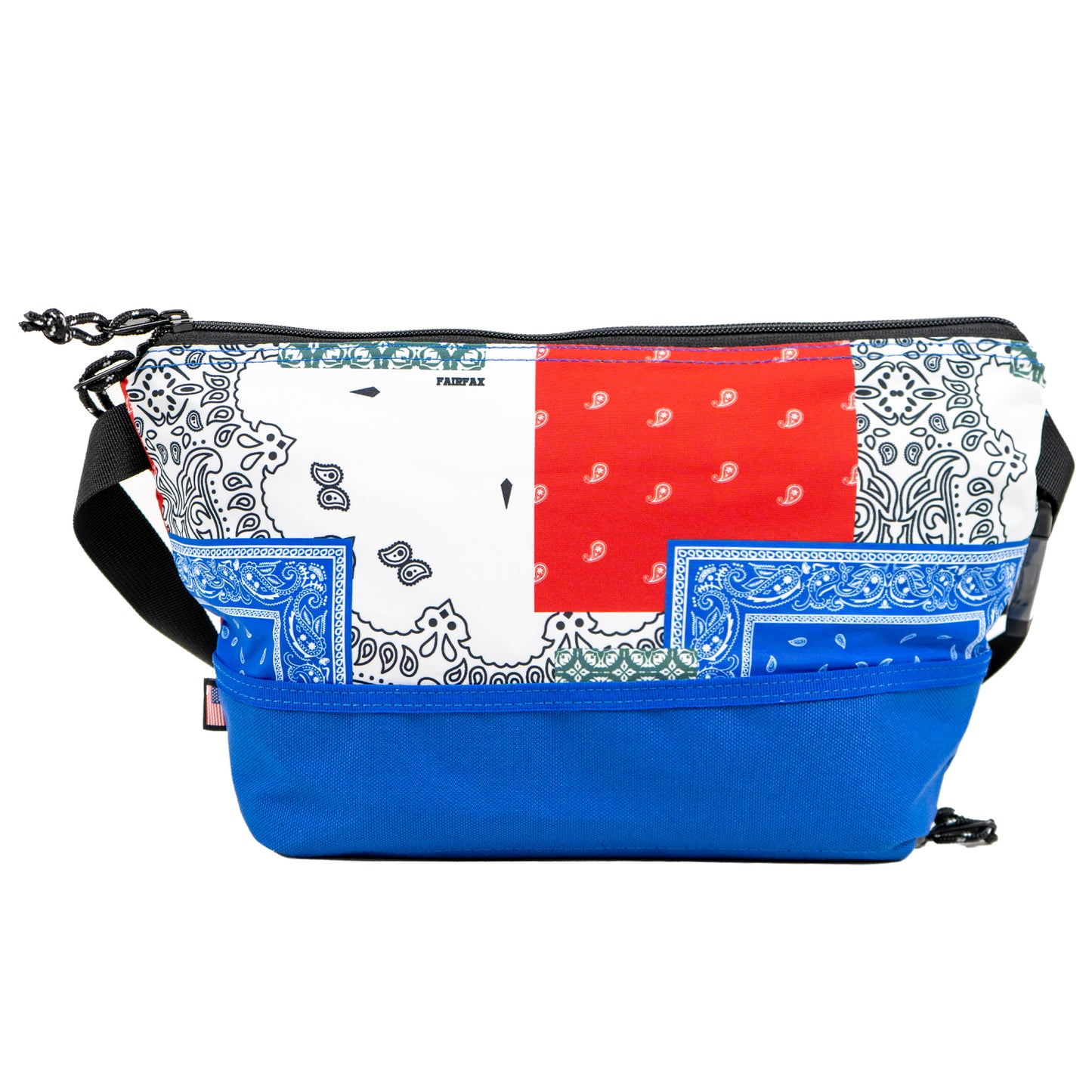 FF1310 PATCHWORK BANDANA BIKE POUCH 2.0