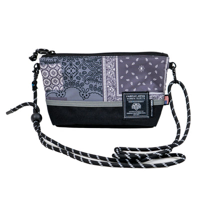 FF1320 PATCHWORK BANDANA MINI BIKE POUCH