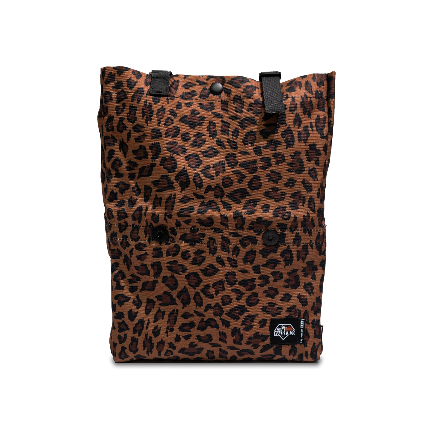 FF1410 "Leopard Print" 2 WAY MESSENGER TOTE