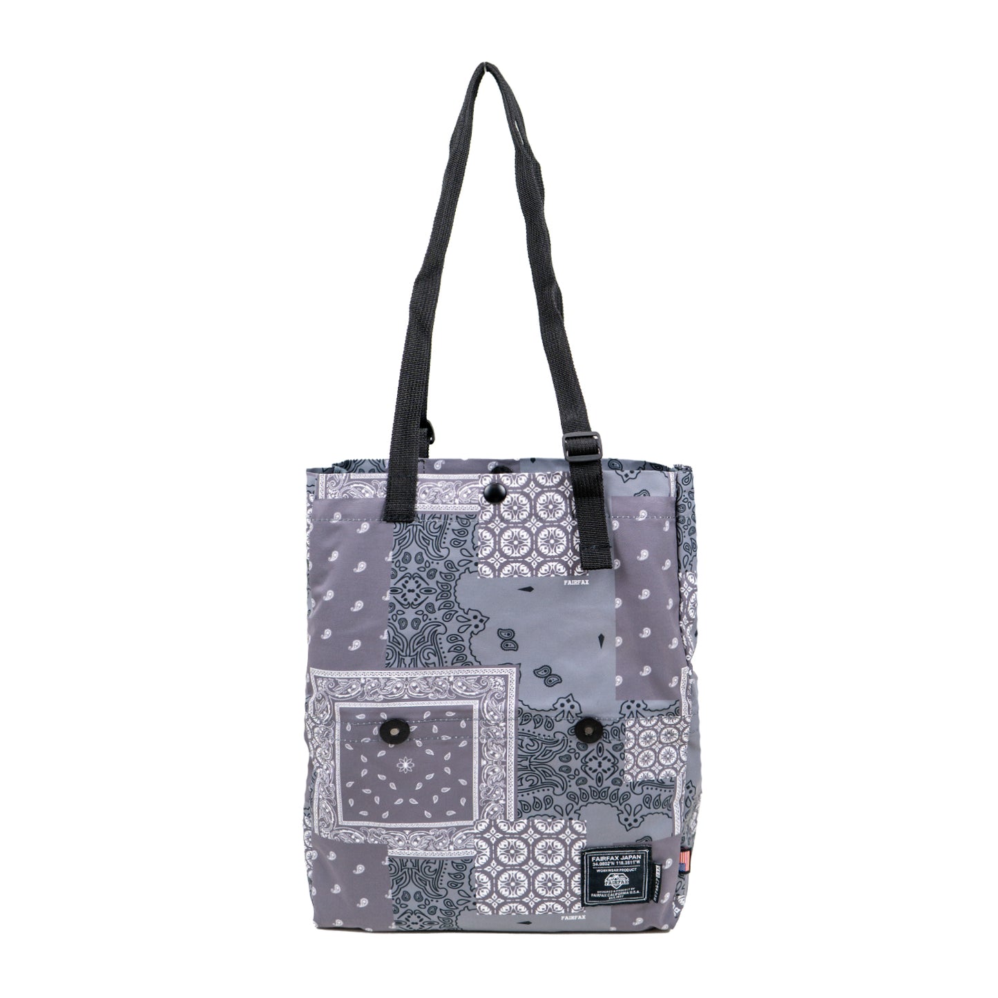 FF1410 PATCHWORK BANDANA 2 WAY MESSENGER TOTE