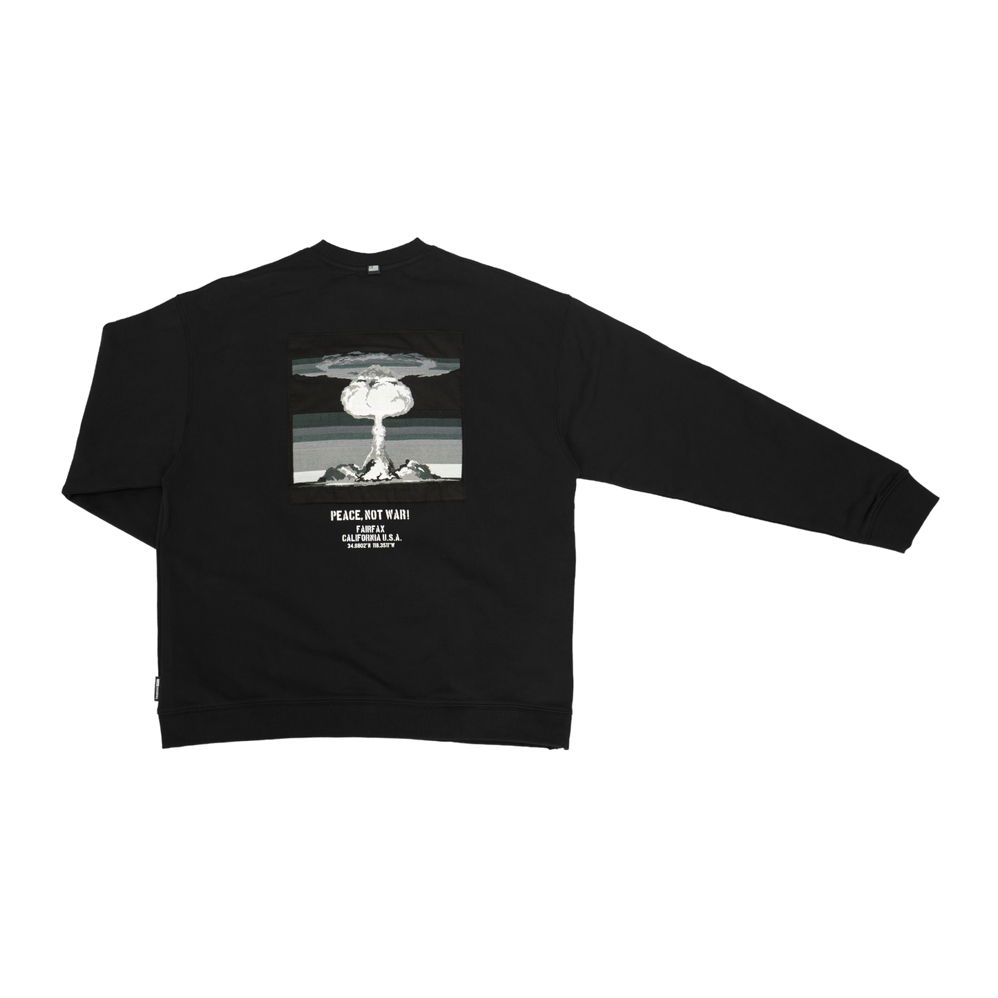 MILITARY EMBROIDERY PATCH CREWNECK - FFCN03_CE2