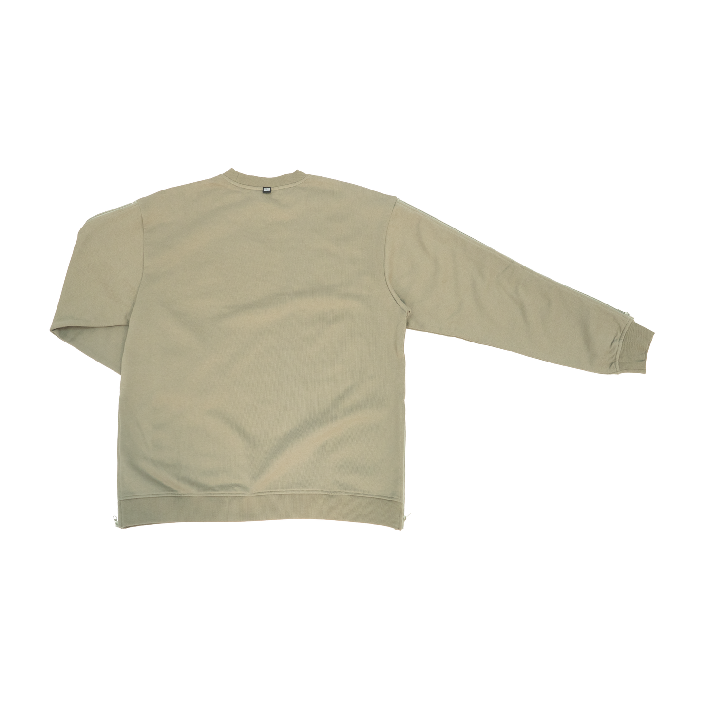 MILITARY ZIP SLEEVES CREWNECK - FFCN04_CE2