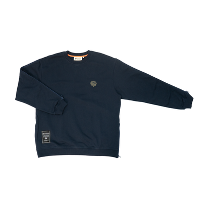 MILITARY ZIP SLEEVES CREWNECK - FFCN04_CE2