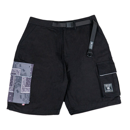 FXSS23-PT07 PATCHWORK BANDANA SHORTS