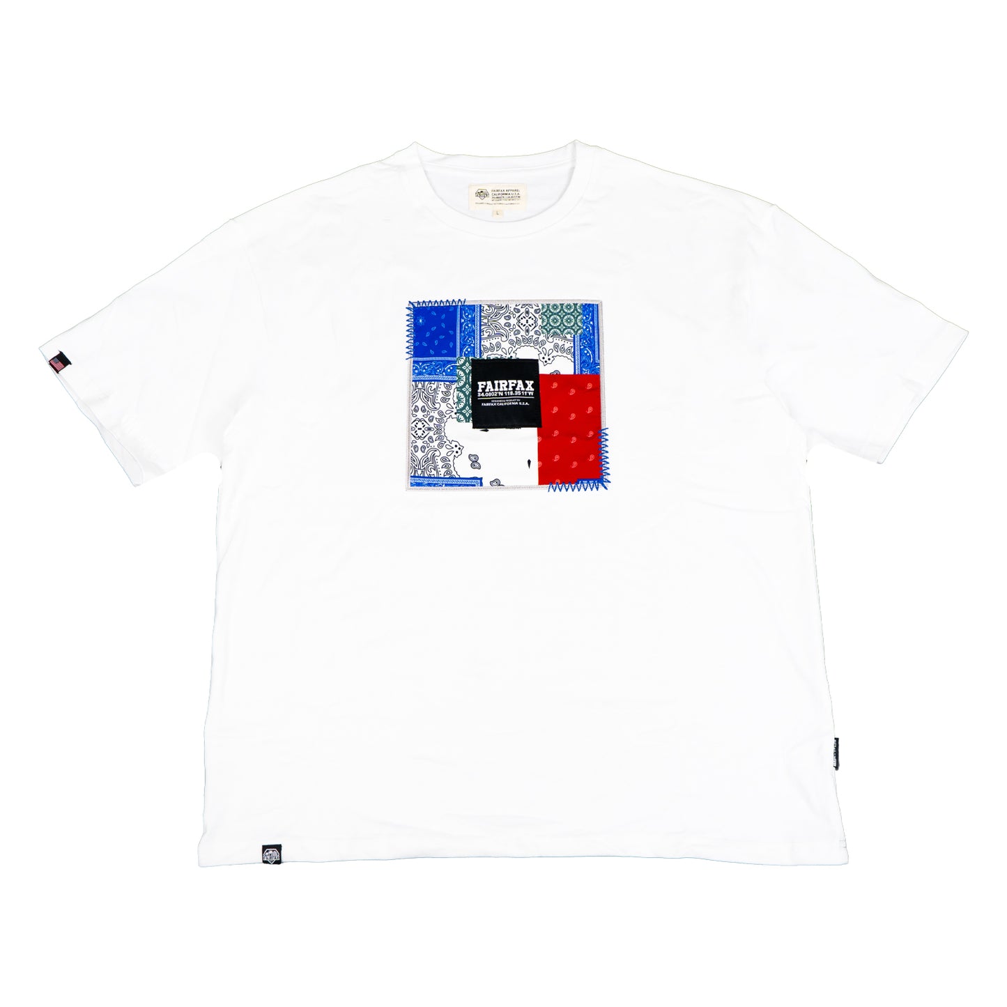 FXSS23-TE11 PATCHWORK BANDANA BOX TEE