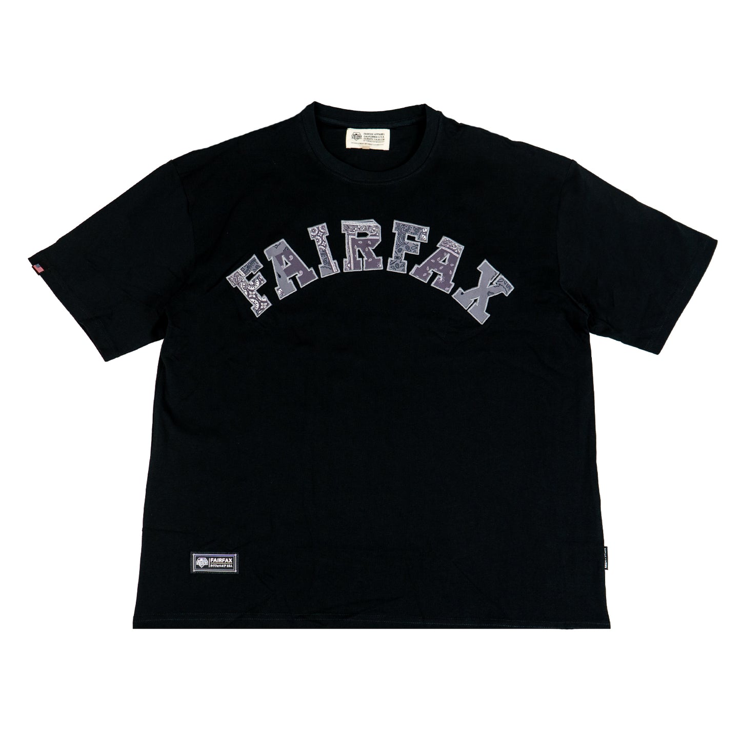 FXSS23-TE15 PATCHWORK BANDANA UNIVERSITY TEE