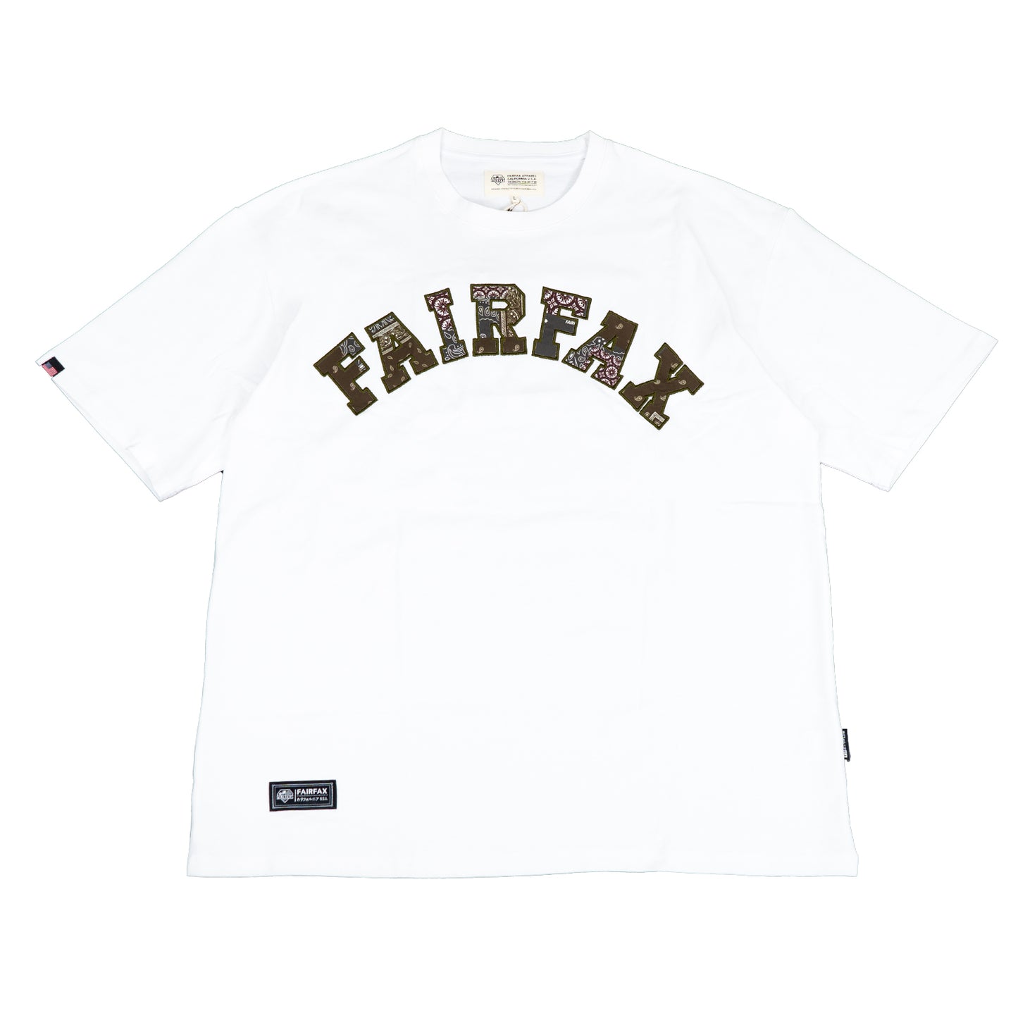 FXSS23-TE15 PATCHWORK BANDANA UNIVERSITY TEE