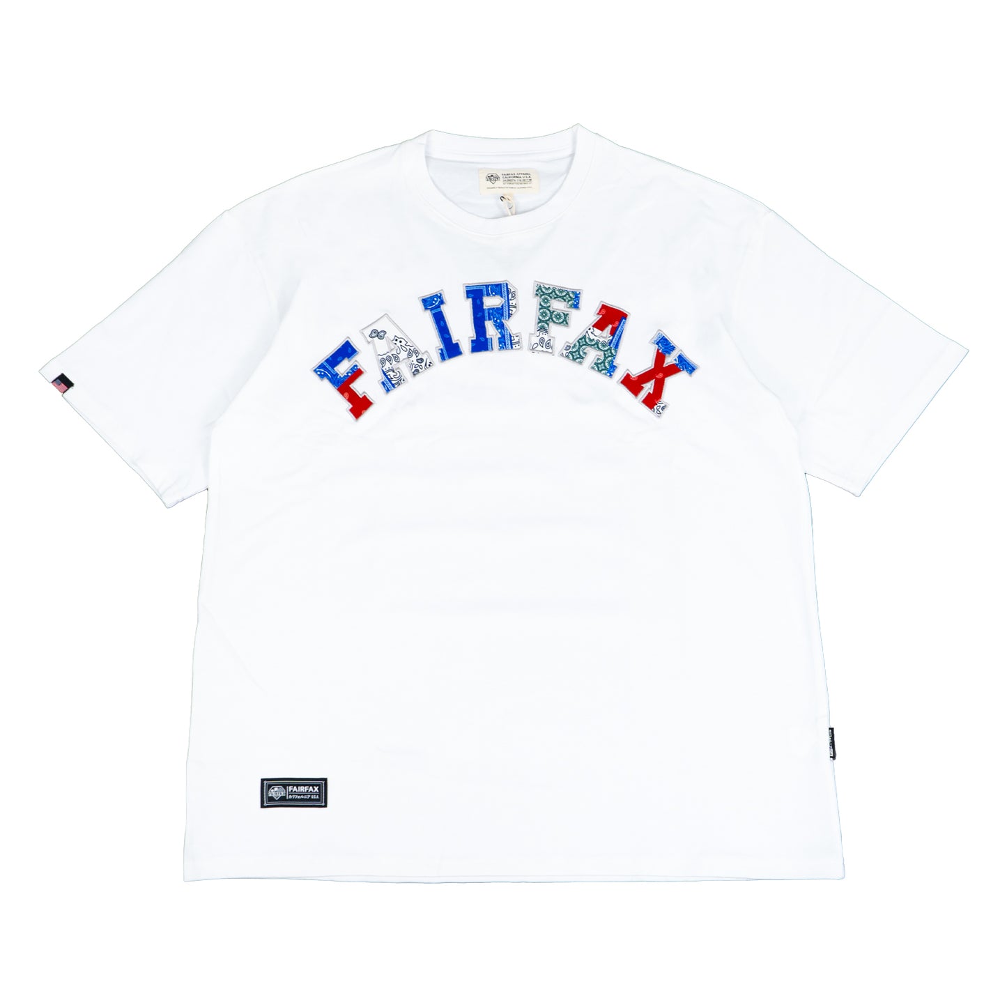 FXSS23-TE15 PATCHWORK BANDANA UNIVERSITY TEE