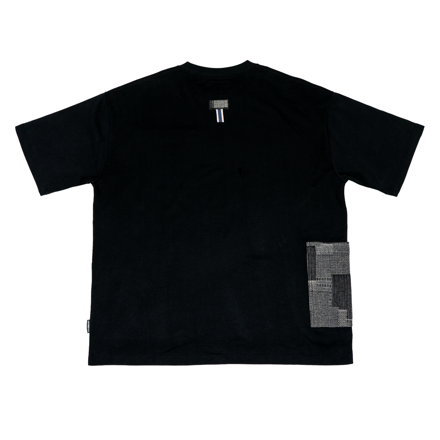 FXSS23-TE10-SASIKO DOUBLE PATCH POCKET TEE