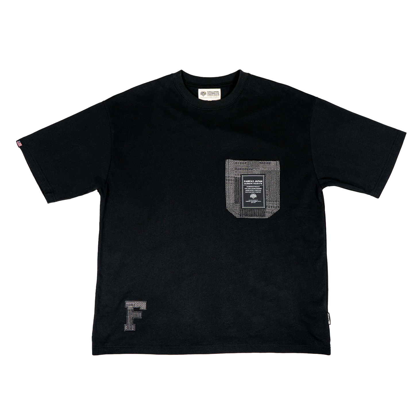 FXSS23-TE09-SASIKO POCKET TEE