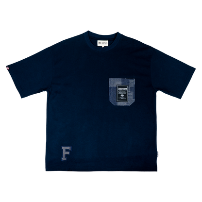 FXSS23-TE09-SASIKO POCKET TEE