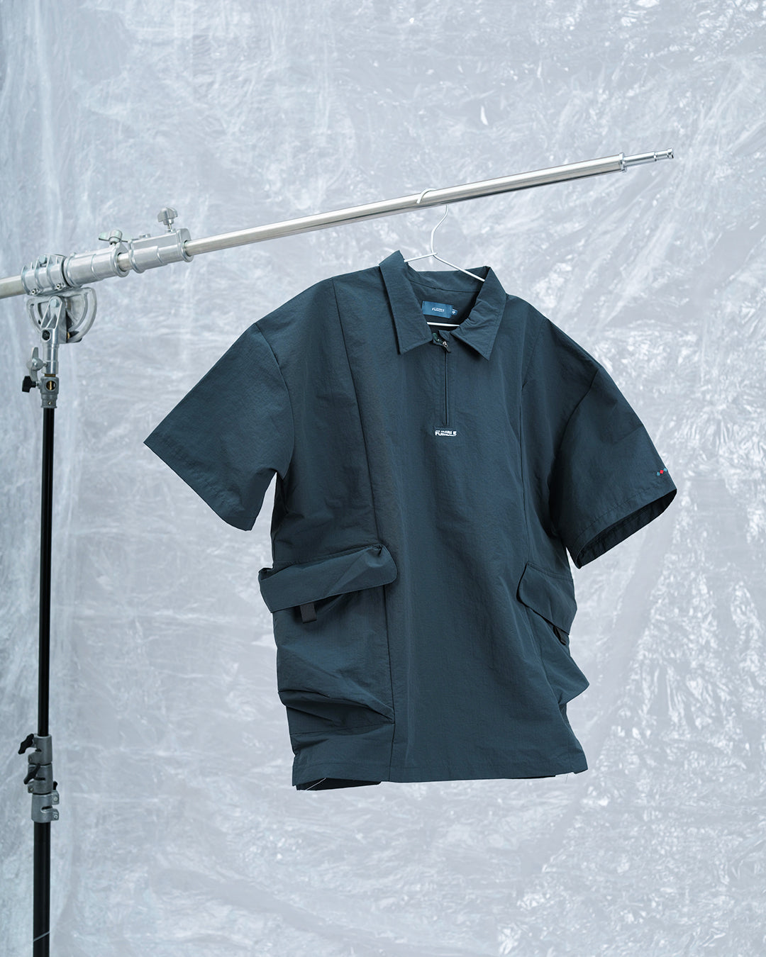 Waterproof Nylon Polo Shirt｜Fumble Green