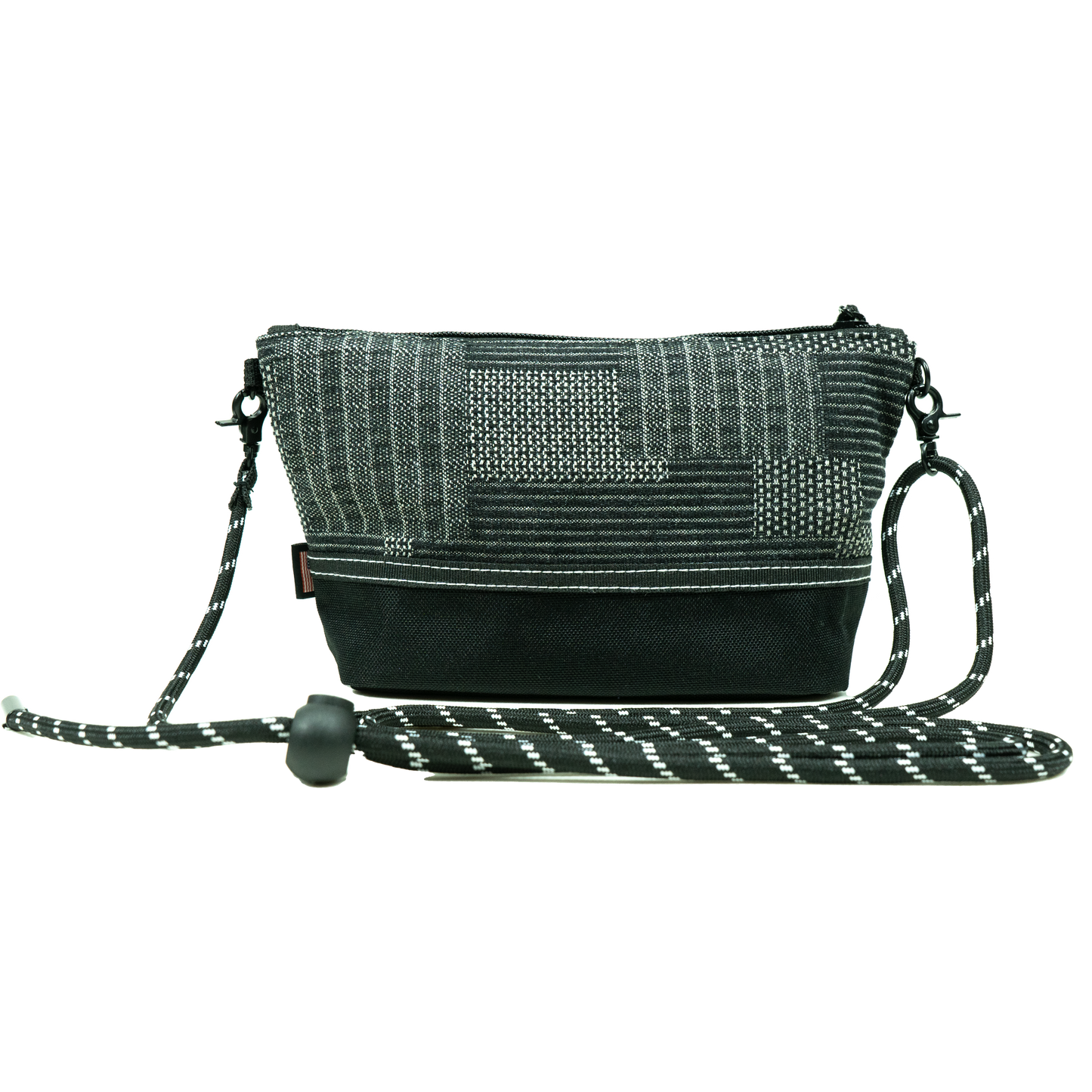 FF1320-SASHIKO MINI BIKE POUCH