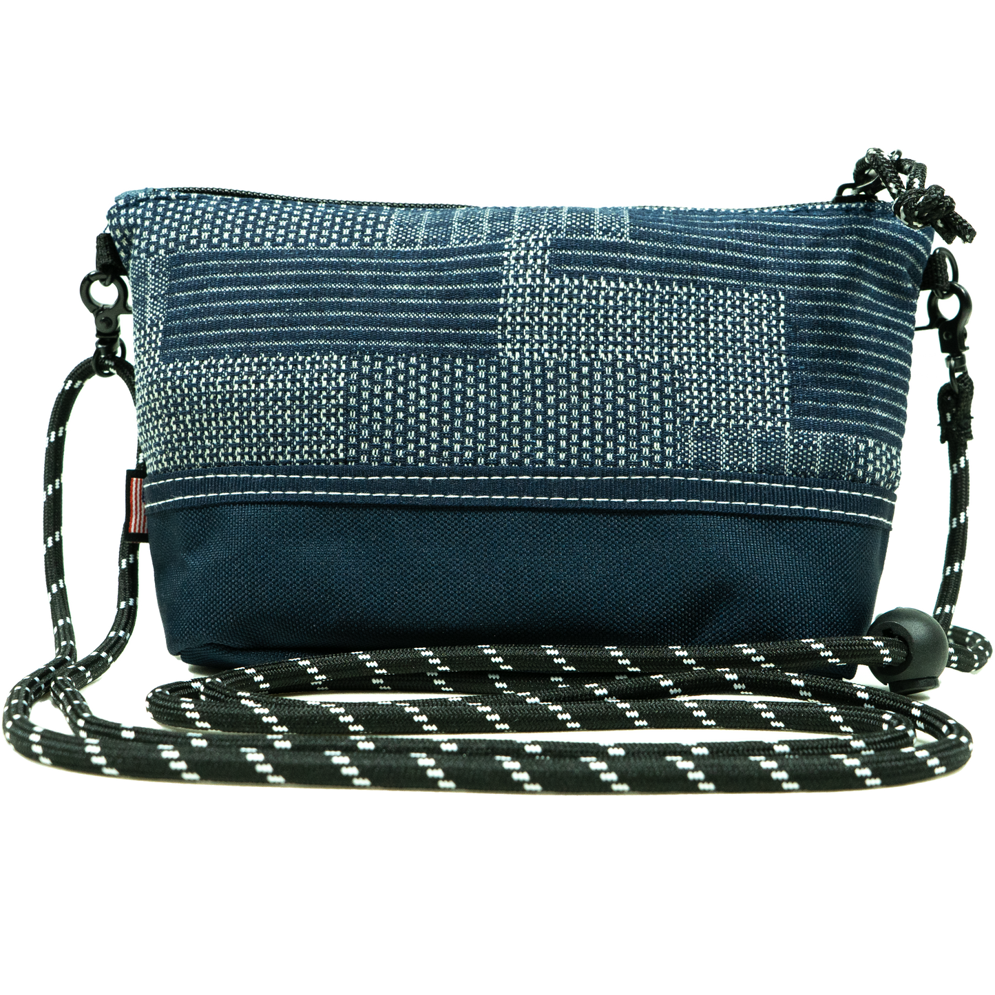 FF1320-SASHIKO MINI BIKE POUCH