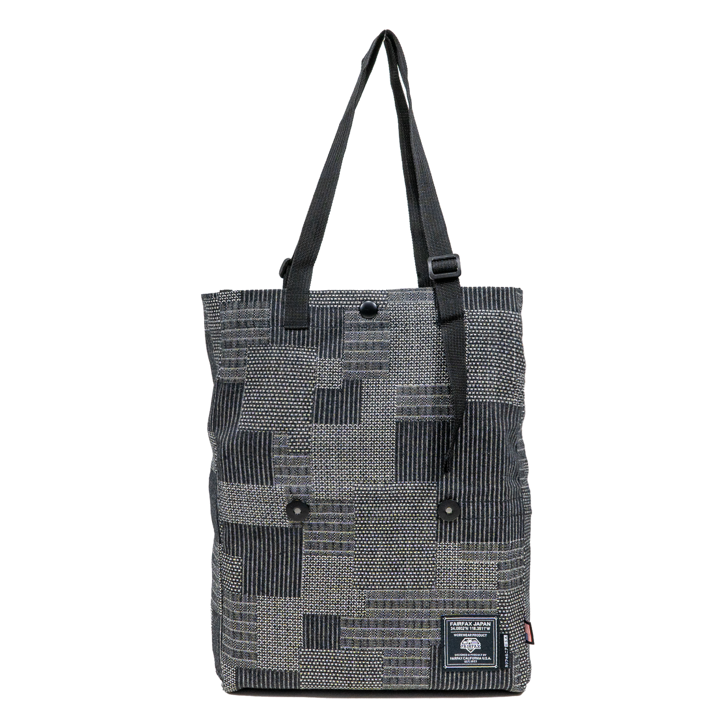 FF1410-SASIKO 2 WAY MESSENGER TOTE