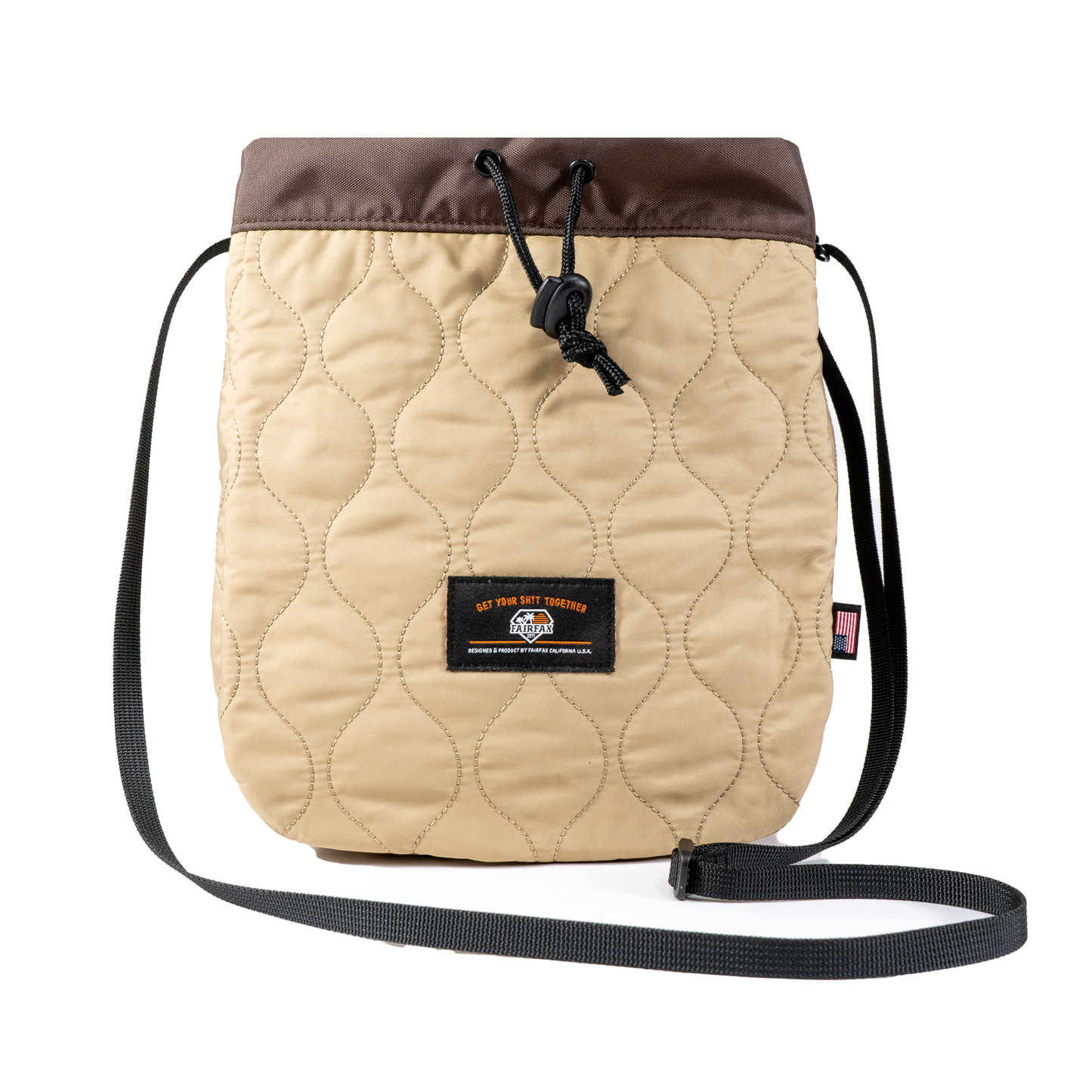 FF4800-QUILTED 2 WAY REVERSIBLE POUCH