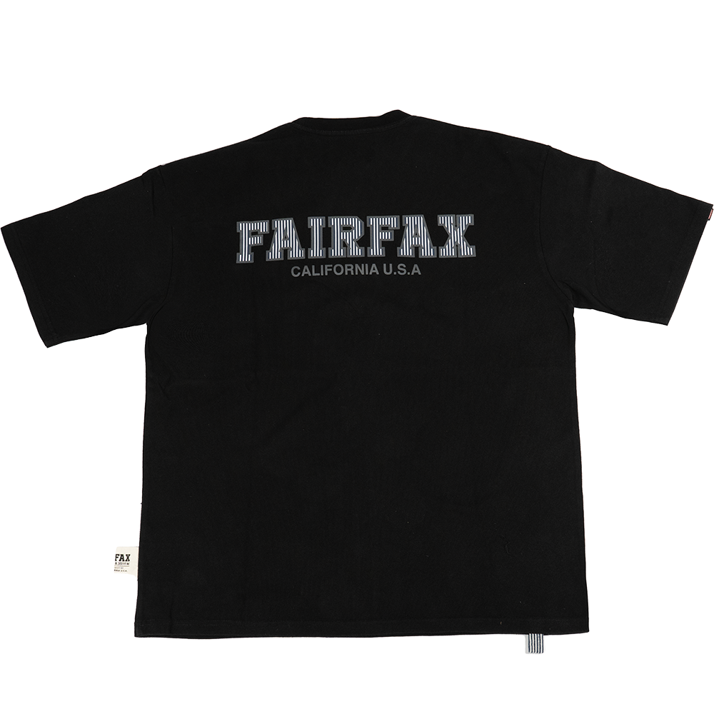 FFX22001-FAIRFAX STRIPES LOGO TEE