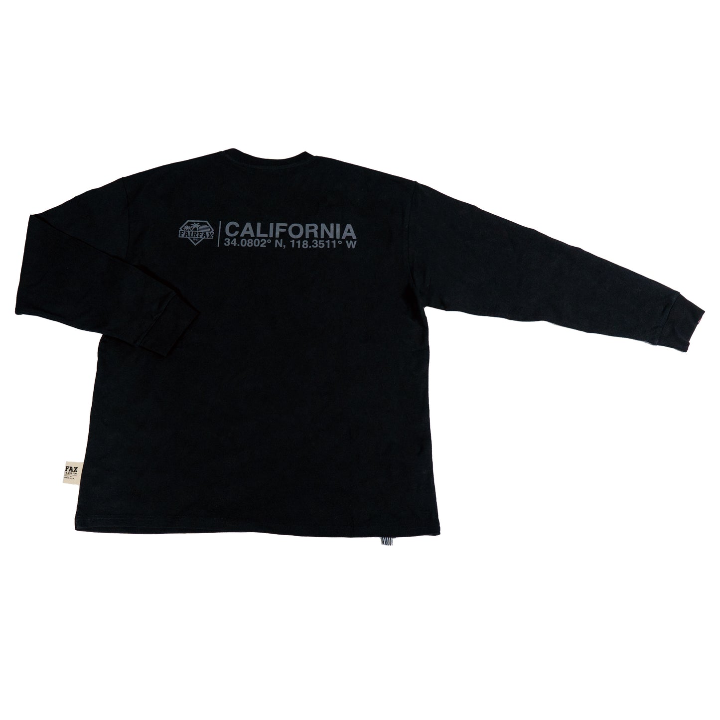 FFX22004-FAIRFAX ESSENTIAL LOGO L/S TEE