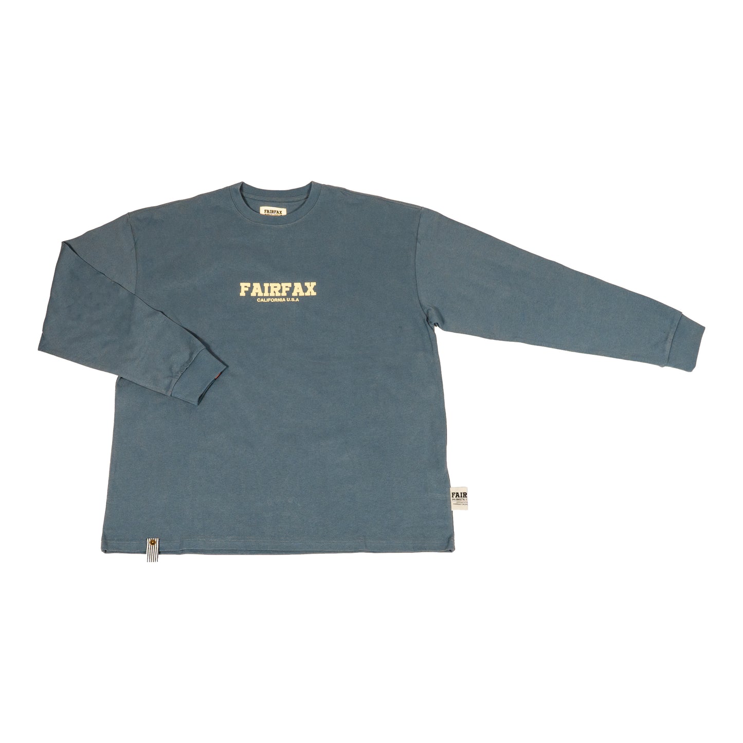 FFX22004-FAIRFAX ESSENTIAL LOGO L/S TEE