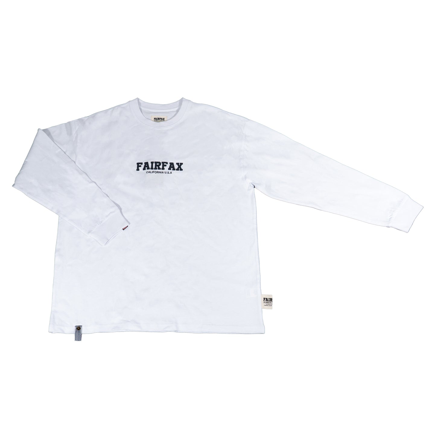 FFX22004-FAIRFAX ESSENTIAL LOGO L/S TEE