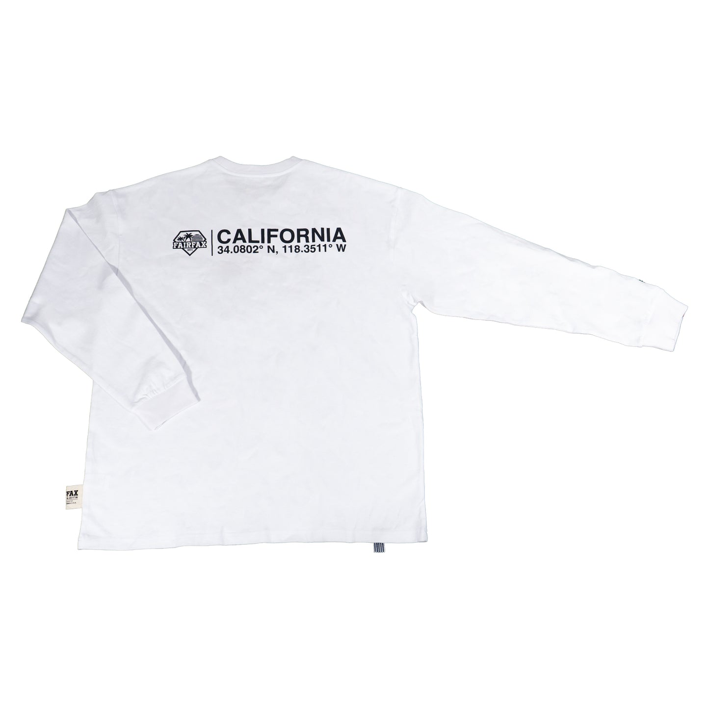 FFX22004-FAIRFAX ESSENTIAL LOGO L/S TEE