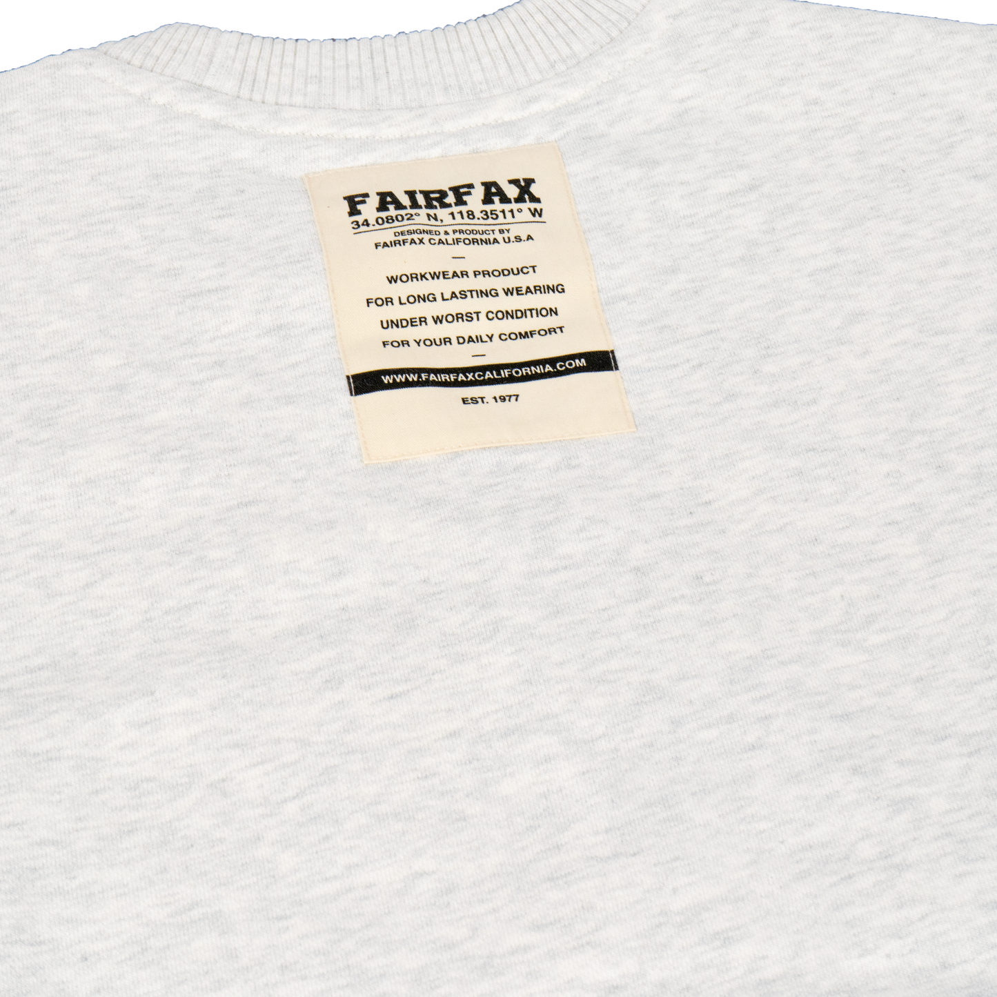 FFX22007-FAIRFAX UNIVERSIT LOGO SWEATSHIRT