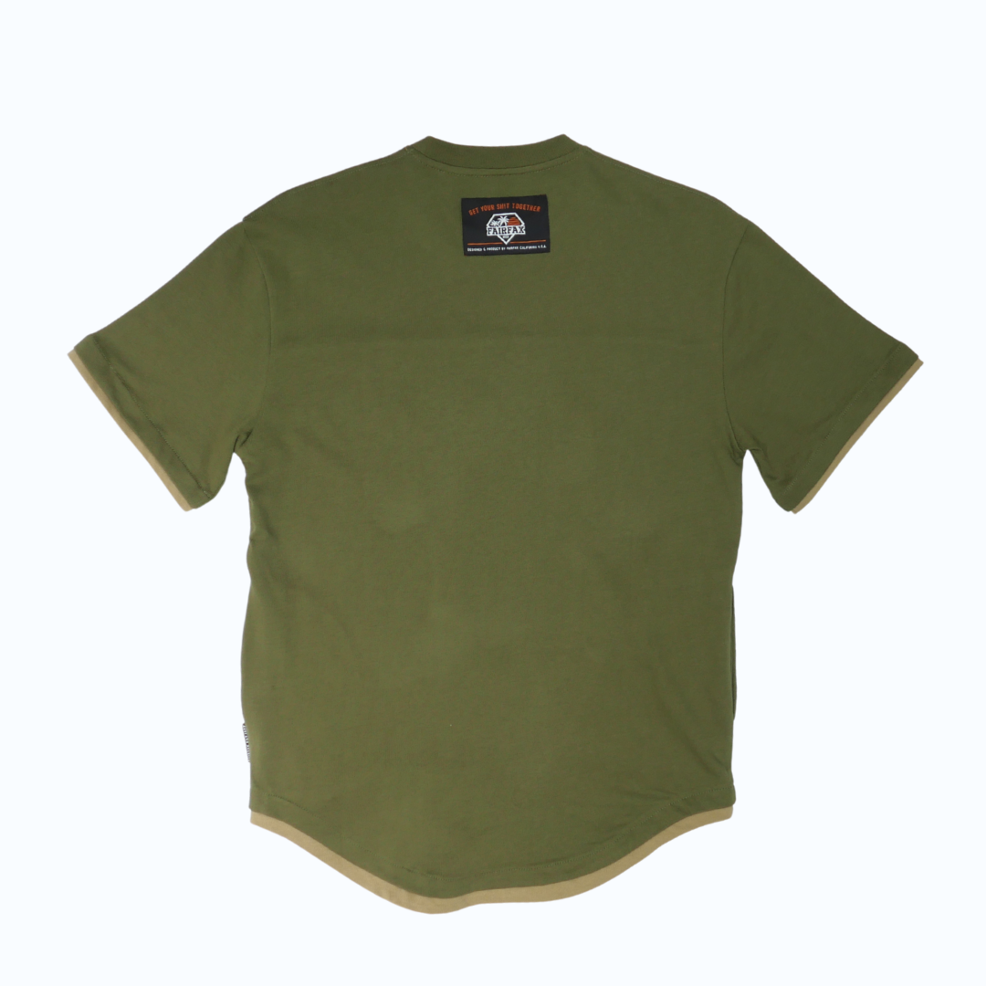 FFXHT-01 - DOUBLE LAYER TEE WITH POCKET