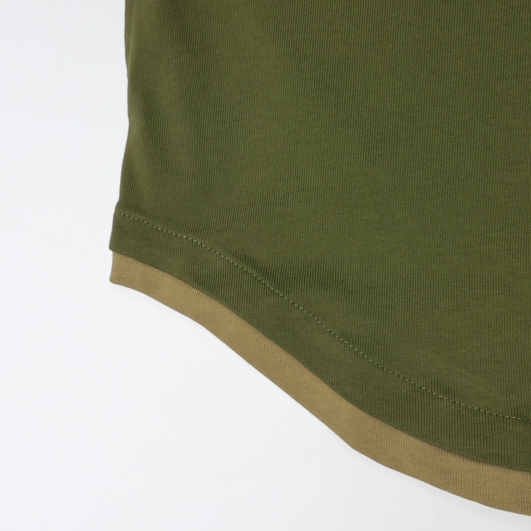 FFXHT-01 - DOUBLE LAYER TEE WITH POCKET