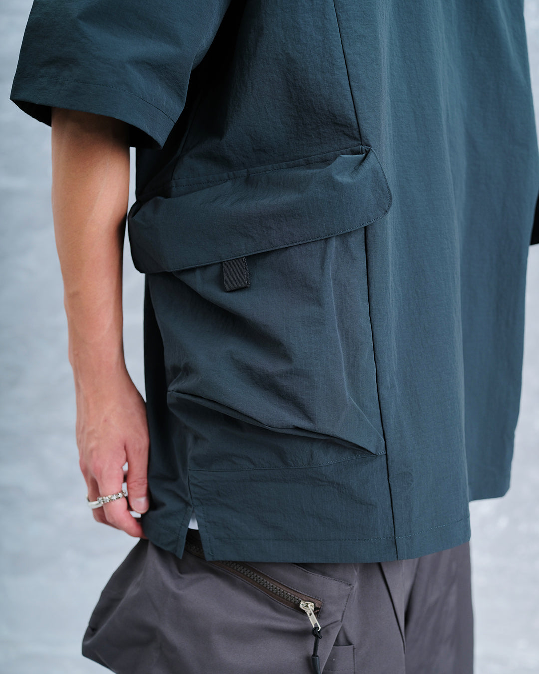 Waterproof Nylon Polo Shirt｜Fumble Green