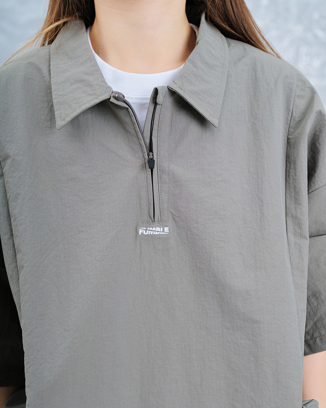 Waterproof Nylon Polo Shirt｜Sand